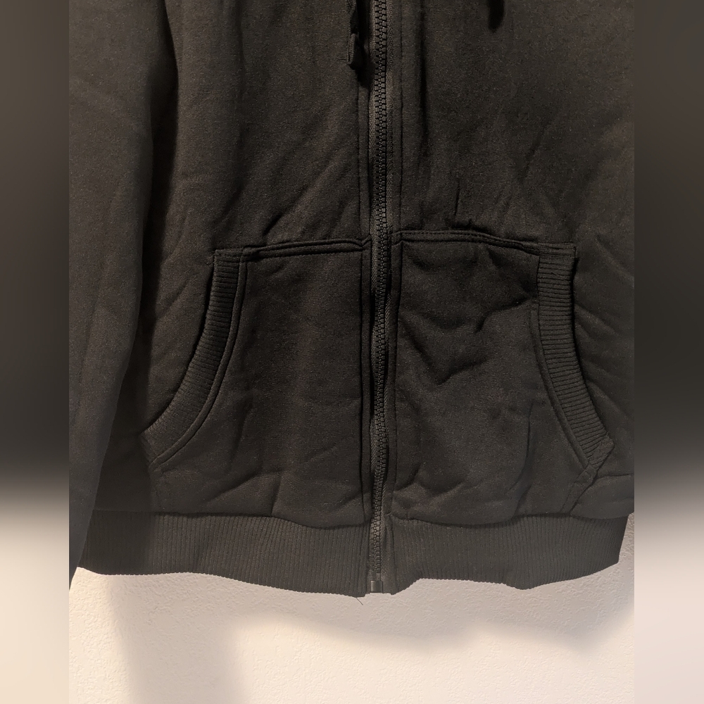 Rudolph Black Fleece-Lined Zip-Up Hoodie - Picture 5 of 7